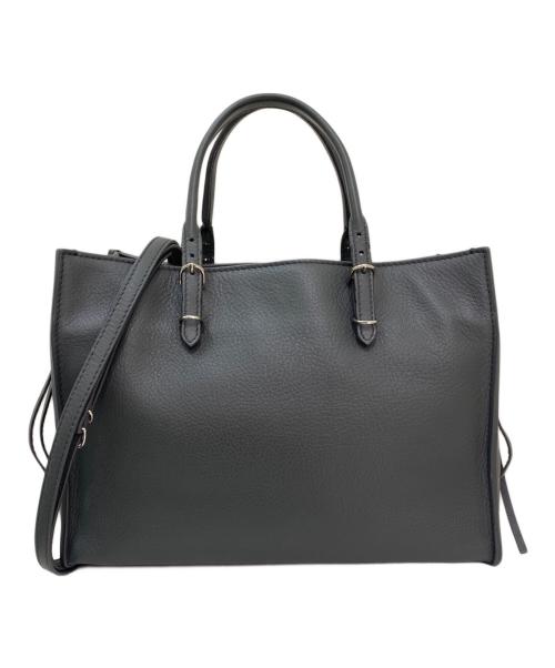 BALENCIAGA（バレンシアガ）BALENCIAGA (バレンシアガ) ペーパーミニ2WAYハンドバッグ グレー サイズ:ミニの古着・服飾アイテム