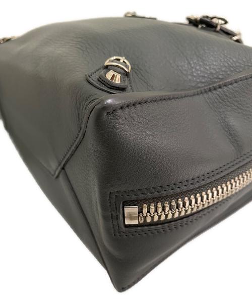 BALENCIAGA（バレンシアガ）BALENCIAGA (バレンシアガ) ペーパーミニ2WAYハンドバッグ グレー サイズ:ミニの古着・服飾アイテム