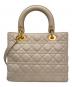 Christian Dior (クリスチャン ディオール) Lady Dior バッグ ミディアム アイボリー サイズ:ミディアム：300000円