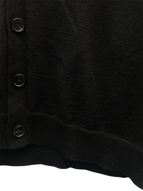 LOEWE（ロエベ）LOEWE (ロエベ) アナグラム刺繍カーディガン ブラック サイズ:Mの古着・服飾アイテム