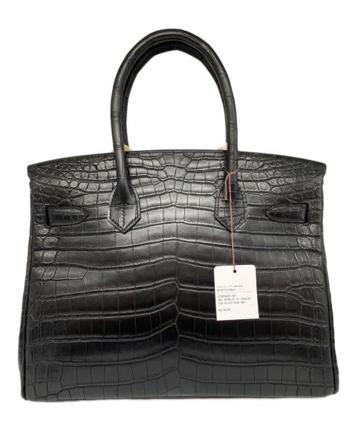 HERMES（エルメス）HERMES (エルメス) バーキン30/シルバー金具/ニロティカスマット/□O刻印:2011年 ノワール サイズ:30の古着・服飾アイテム