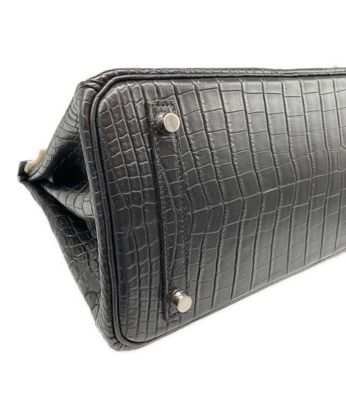 HERMES（エルメス）HERMES (エルメス) バーキン30/シルバー金具/ニロティカスマット/□O刻印:2011年 ノワール サイズ:30の古着・服飾アイテム