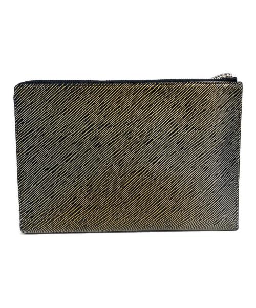 LOUIS VUITTON（ルイ ヴィトン）LOUIS VUITTON (ルイ ヴィトン) エピ・プラティーヌ ポシェット・プラット クラッチバッグ ブラック サイズ:-の古着・服飾アイテム