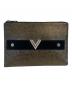 LOUIS VUITTON（ルイ ヴィトン）の古着「エピ・プラティーヌ ポシェット・プラット クラッチバッグ」｜ブラック