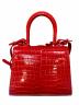 DELVAUX (デルヴォー) ブリヨンPM クロコダイル レッド サイズ:PM：700000円