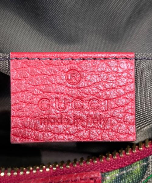 GUCCI（グッチ）GUCCI (グッチ) GGフローラ･ポーチ レッド サイズ:-の古着・服飾アイテム