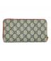GUCCI (グッチ) GG柄リボン長財布 レッド サイズ:-：35000円