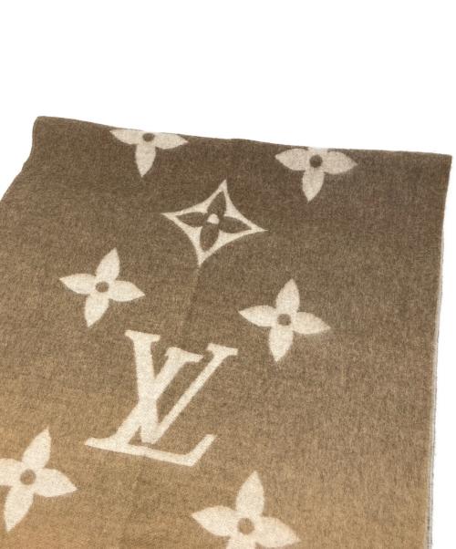 LOUIS VUITTON（ルイ ヴィトン）LOUIS VUITTON (ルイ ヴィトン) マフラー･レイキャビック グラディエント ブラウン サイズ:190.0cm×45.0cmの古着・服飾アイテム