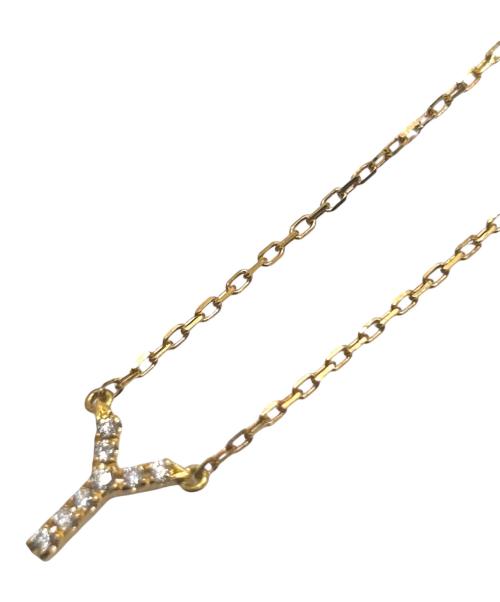 AHKAH（アーカー）AHKAH (アーカー) イニシャル ダイヤモンド ネックレス ｢Y｣の古着・服飾アイテム