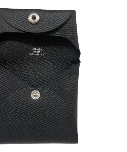 HERMES（エルメス）HERMES (エルメス) バスティア コインケース ブラックの古着・服飾アイテム