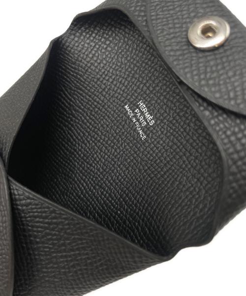 HERMES（エルメス）HERMES (エルメス) バスティア コインケース ブラックの古着・服飾アイテム