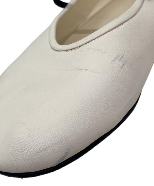 THE ROW（ザ ロウ）THE ROW (ザ ロウ) スリッパレザーシューズ アイボリー サイズ:37の古着・服飾アイテム
