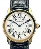 Cartierカルティエ）の古着「Ronde Solo de Cartier SM ロンドソロ ドゥ カルティエ Ref.W6700355 K18YG」｜29mm