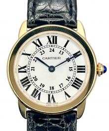 Cartier（カルティエ）の古着「Ronde Solo de Cartier SM ロンドソロ ドゥ カルティエ Ref.W6700355 K18YG」｜白文字盤