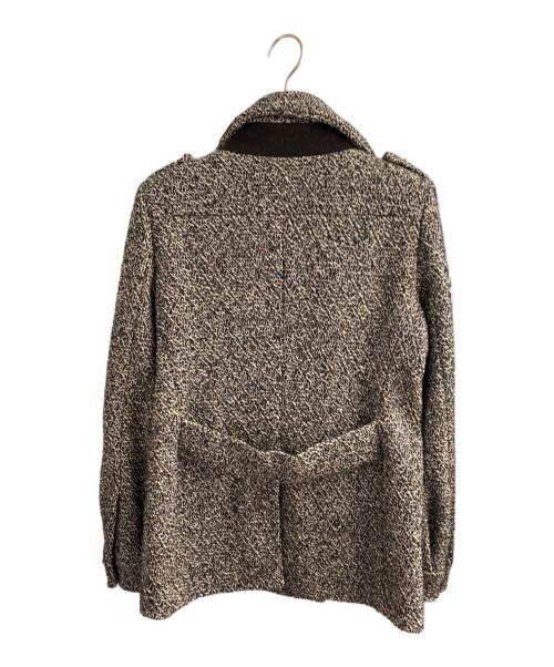 CELINE（セリーヌ）CELINE (セリーヌ) ツイードPコート グレー サイズ:36の古着・服飾アイテム