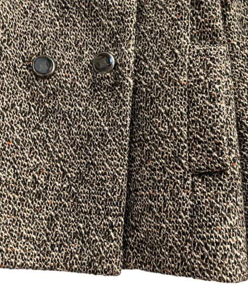 CELINE（セリーヌ）CELINE (セリーヌ) ツイードPコート グレー サイズ:36の古着・服飾アイテム