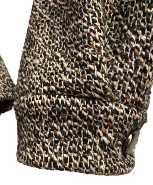 CELINE（セリーヌ）CELINE (セリーヌ) ツイードPコート グレー サイズ:36の古着・服飾アイテム
