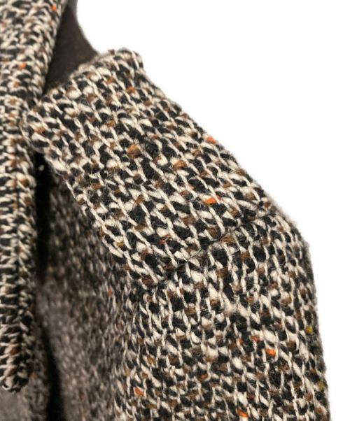 CELINE（セリーヌ）CELINE (セリーヌ) ツイードPコート グレー サイズ:36の古着・服飾アイテム