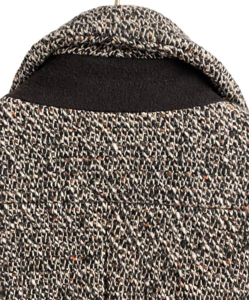 CELINE（セリーヌ）CELINE (セリーヌ) ツイードPコート グレー サイズ:36の古着・服飾アイテム