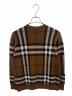 BURBERRY LONDON (バーバリーロンドン) ノバチェックニット ブラウン サイズ:Ｍ：30000円