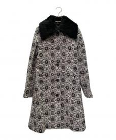 LOUIS VUITTONルイ ヴィトン）の古着「ファー付 ロングコート」｜ブラック