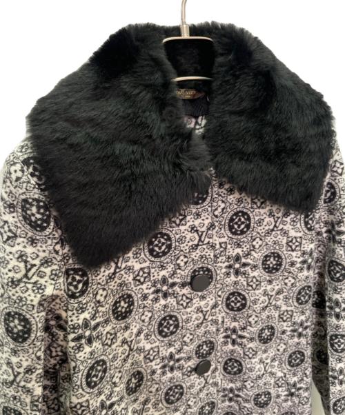 LOUIS VUITTON（ルイ ヴィトン）LOUIS VUITTON (ルイ ヴィトン) ファー付 ロングコート ブラック サイズ:36の古着・服飾アイテム