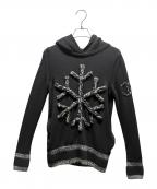 CHANELシャネル）の古着「フード付きニット/P41923K04294」｜ブラック