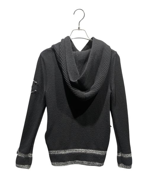 CHANEL（シャネル）CHANEL (シャネル) フード付きニット/P41923K04294 ブラック サイズ:34の古着・服飾アイテム