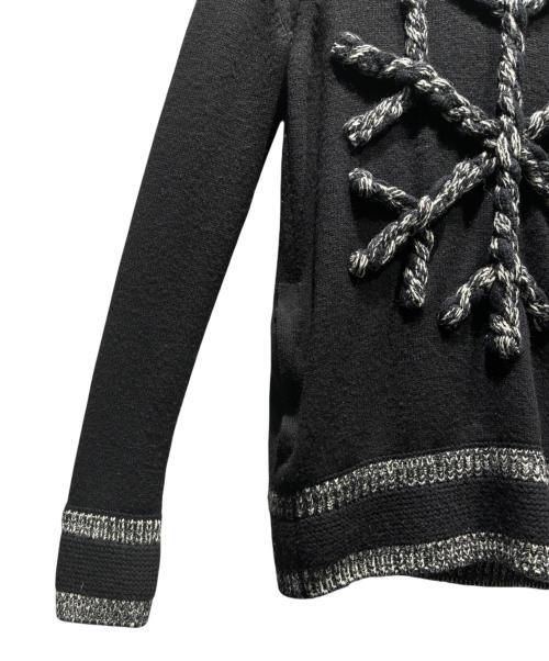 CHANEL（シャネル）CHANEL (シャネル) フード付きニット/P41923K04294 ブラック サイズ:34の古着・服飾アイテム