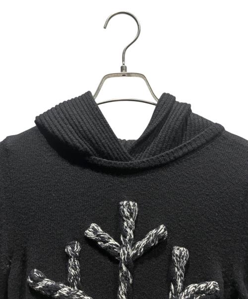 CHANEL（シャネル）CHANEL (シャネル) フード付きニット/P41923K04294 ブラック サイズ:34の古着・服飾アイテム