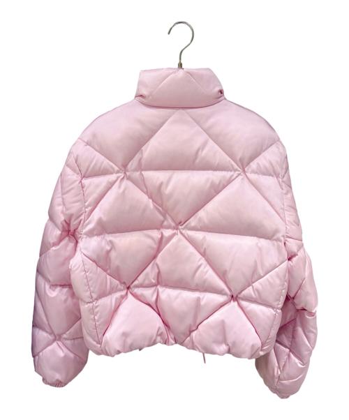PRADA（プラダ）PRADA (プラダ) Re-Nylonギャバジンダウンジャケット ライトピンク サイズ:36の古着・服飾アイテム