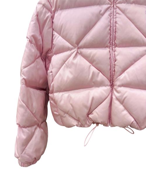 PRADA（プラダ）PRADA (プラダ) Re-Nylonギャバジンダウンジャケット ライトピンク サイズ:36の古着・服飾アイテム