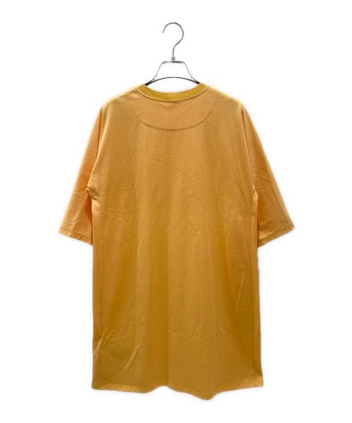 HERMES（エルメス）HERMES (エルメス) 刺繍ポケット半袖シャツワンピース イエロー サイズ:34の古着・服飾アイテム