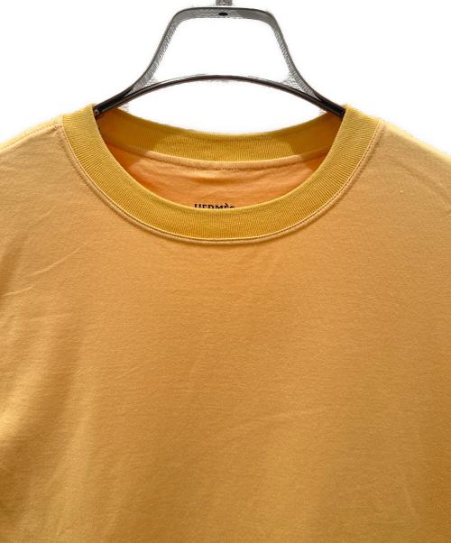 HERMES（エルメス）HERMES (エルメス) 刺繍ポケット半袖シャツワンピース イエロー サイズ:34の古着・服飾アイテム