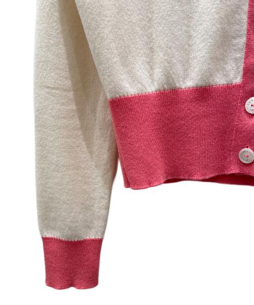 CHANEL（シャネル）CHANEL (シャネル) カシミヤロゴカーディガン ホワイト サイズ:34の古着・服飾アイテム