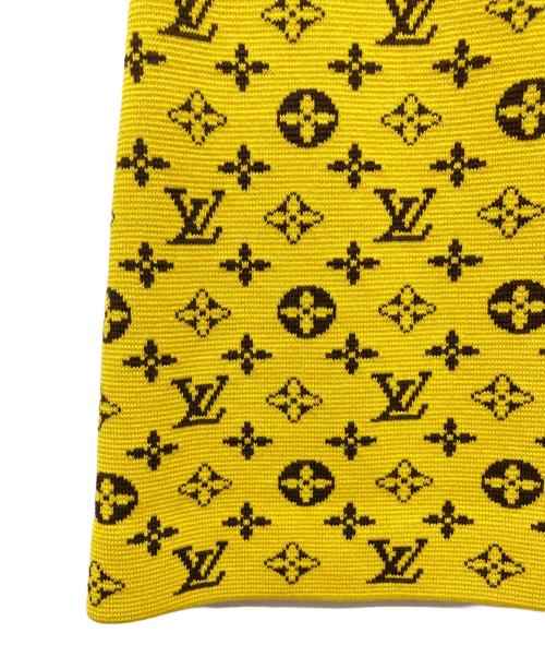 LOUIS VUITTON（ルイ ヴィトン）LOUIS VUITTON (ルイ ヴィトン) モノグラムAラインミニスカート イエロー サイズ:XSの古着・服飾アイテム