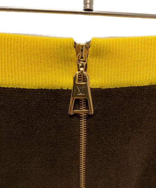 LOUIS VUITTON（ルイ ヴィトン）LOUIS VUITTON (ルイ ヴィトン) モノグラムAラインミニスカート イエロー サイズ:XSの古着・服飾アイテム