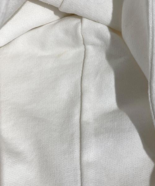 CHANEL（シャネル）CHANEL (シャネル) スパンコールロゴプリントノースリーブパーカー ホワイト サイズ:Mの古着・服飾アイテム