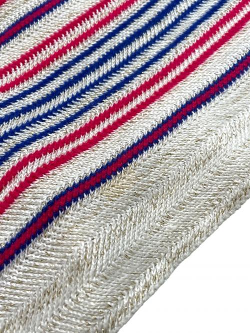 CHANEL（シャネル）CHANEL (シャネル) ボーダーニットスカート ピンク サイズ:36の古着・服飾アイテム