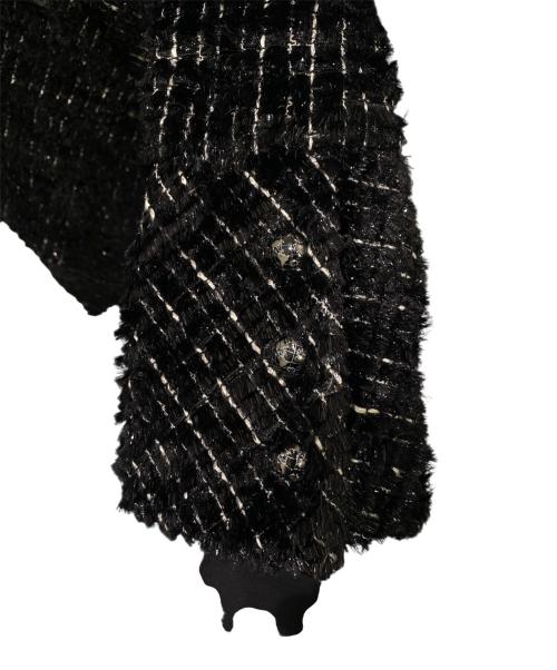 CHANEL（シャネル）CHANEL (シャネル) P46 ウールナイロンコート ブラック サイズ:36の古着・服飾アイテム