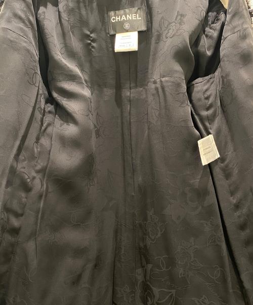 CHANEL（シャネル）CHANEL (シャネル) P46 ウールナイロンコート ブラック サイズ:36の古着・服飾アイテム