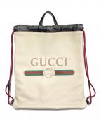 GUCCIグッチ）の古着「シャリドローズドリングバッグ」｜アイボリー