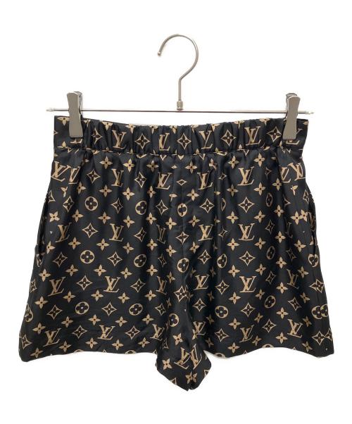 LOUIS VUITTON（ルイ ヴィトン）LOUIS VUITTON (ルイ ヴィトン) グラフィックモノグラムミニパジャマショーツ ブラック サイズ:34の古着・服飾アイテム