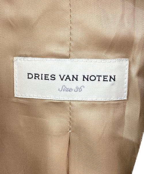DRIES VAN NOTEN（ドリスヴァンノッテン）DRIES VAN NOTEN (ドリスヴァンノッテン) テーラードジャケット ベージュ サイズ:36の古着・服飾アイテム