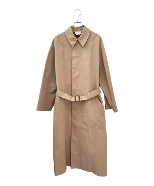 A.P.C.（アーペーセー）A.P.C. (アーペーセー) SUZANNE KOLLER (スザンヌ コラー) ゴム引きステンカラーコート トープ サイズ:1の古着・服飾アイテム