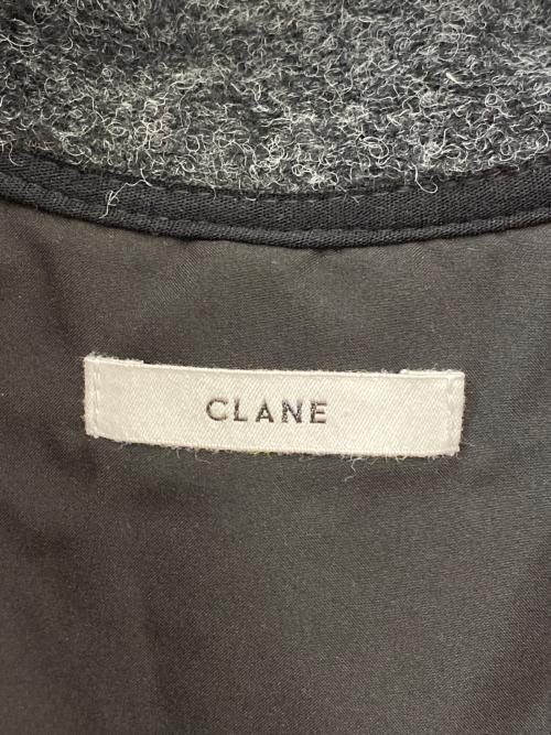 CLANE（クラネ）CLANE (クラネ) スライバーハーフジップトップス チャコールグレー サイズ:Fの古着・服飾アイテム