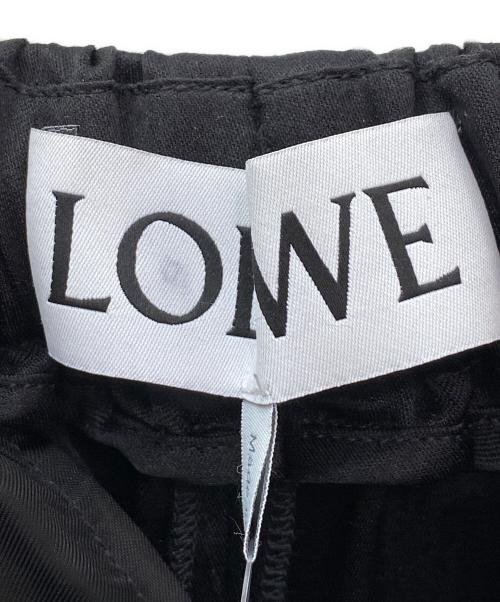 LOEWE（ロエベ）LOEWE (ロエベ) アナグラムシルクサテンパンツ ブラック サイズ:Lの古着・服飾アイテム