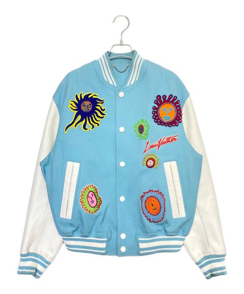 LOUIS VUITTON（ルイ ヴィトン）LOUIS VUITTON (ルイ ヴィトン) 草間弥生 スタジャン スカイブルー サイズ:46の古着・服飾アイテム