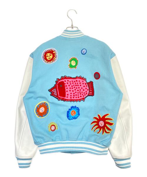 LOUIS VUITTON（ルイ ヴィトン）LOUIS VUITTON (ルイ ヴィトン) 草間弥生 スタジャン スカイブルー サイズ:46の古着・服飾アイテム