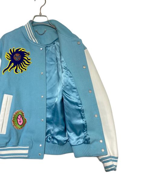 LOUIS VUITTON（ルイ ヴィトン）LOUIS VUITTON (ルイ ヴィトン) 草間弥生 スタジャン スカイブルー サイズ:46の古着・服飾アイテム